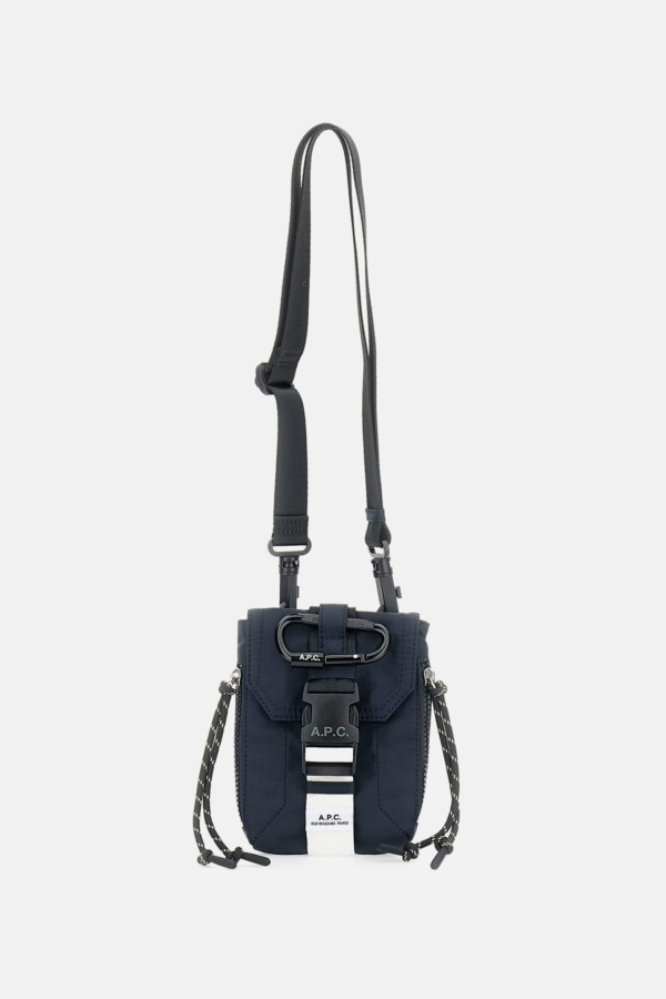 A.P.C. Crossbody Pouch Trek Shoulder Bag - Blue