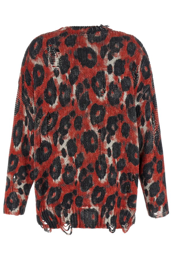 R13 Torn Sweater - Red