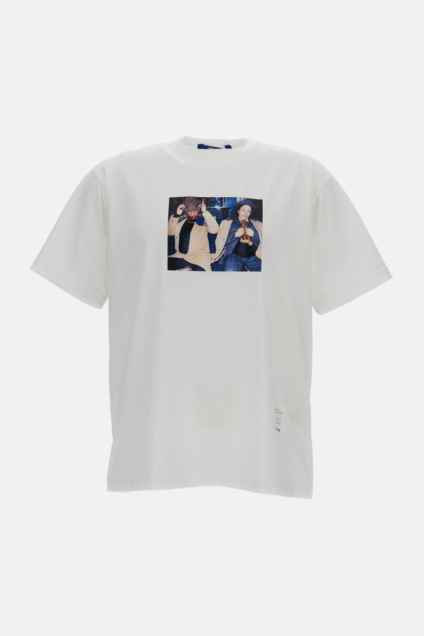 JUNYA WATANABE Short-Sleeve Printed T-Shirt - White