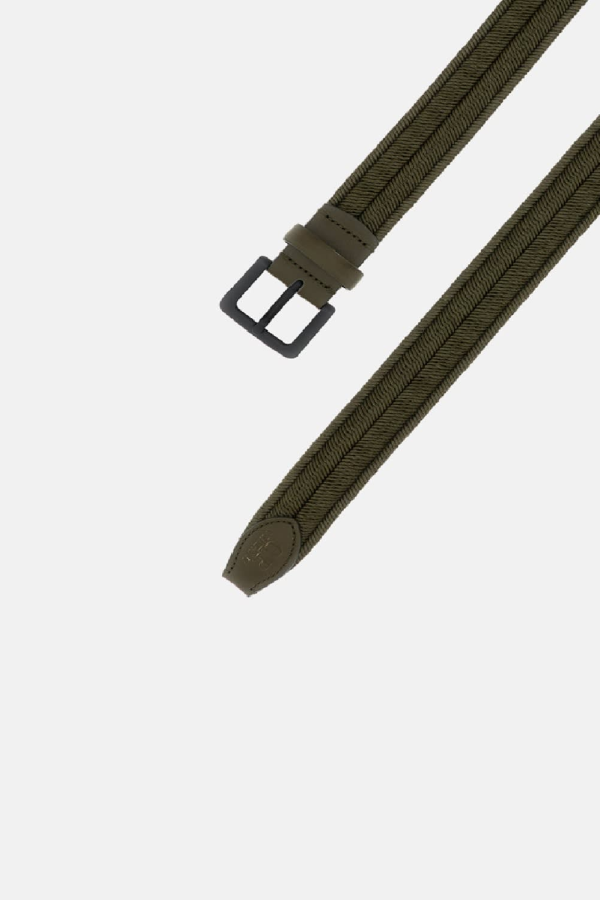 C.P. Company Braided Cotton Belt - Green
