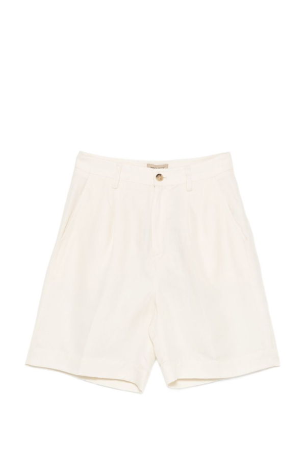 Woolrich Linen Blend Shorts - Beige