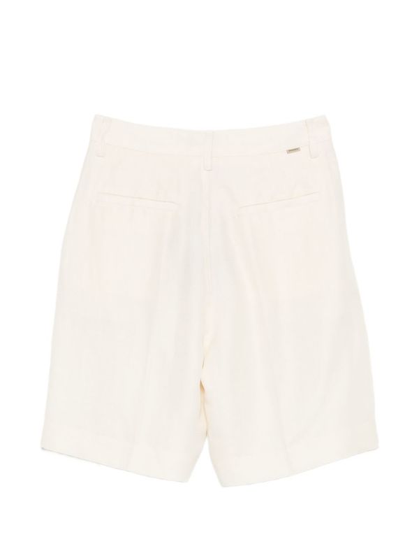 Woolrich Linen Blend Shorts - Beige