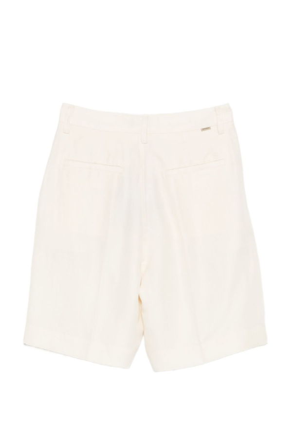 Woolrich Linen Blend Shorts - Beige