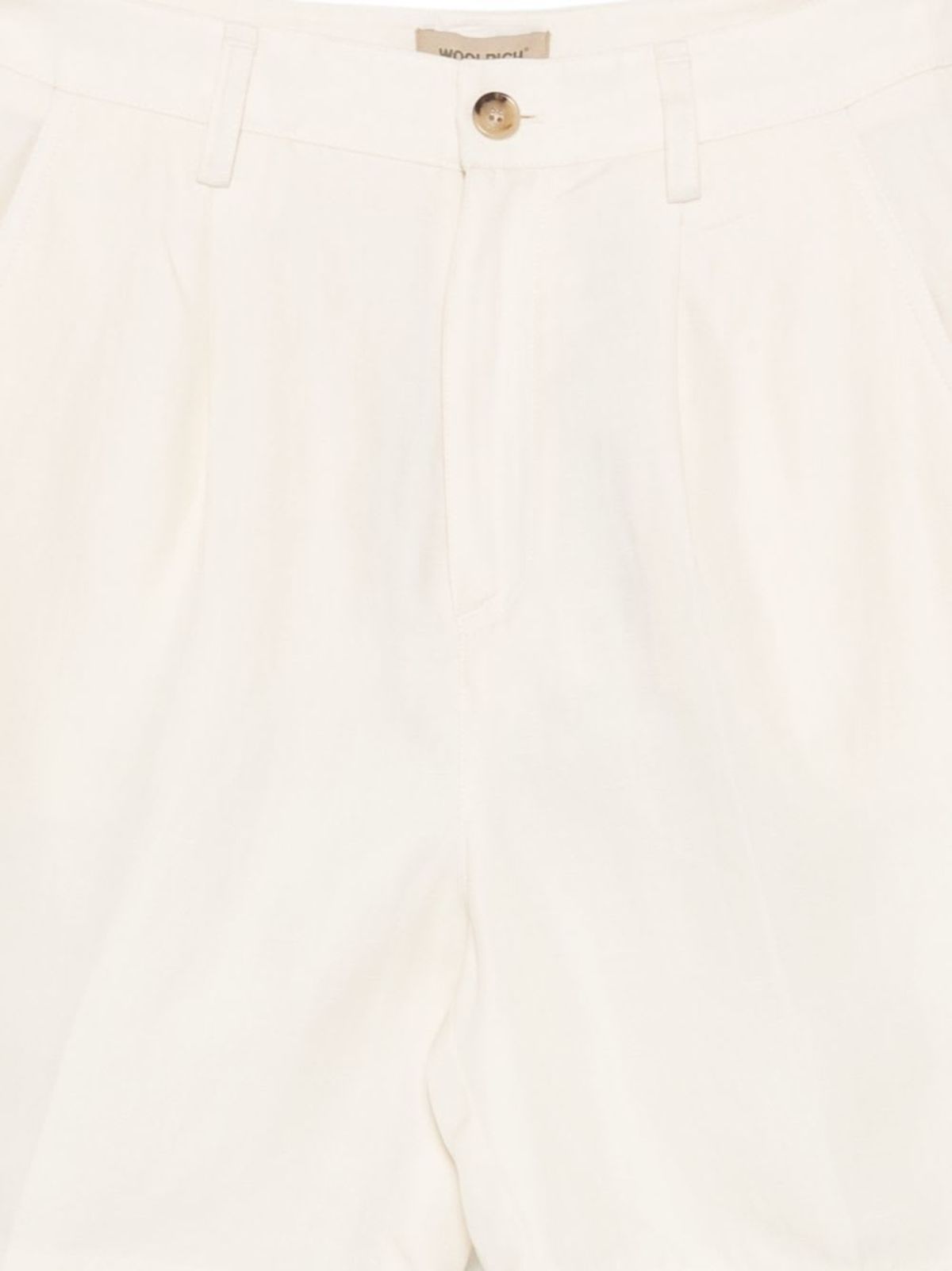 Woolrich Linen Blend Shorts - Beige - Image 3 of 3