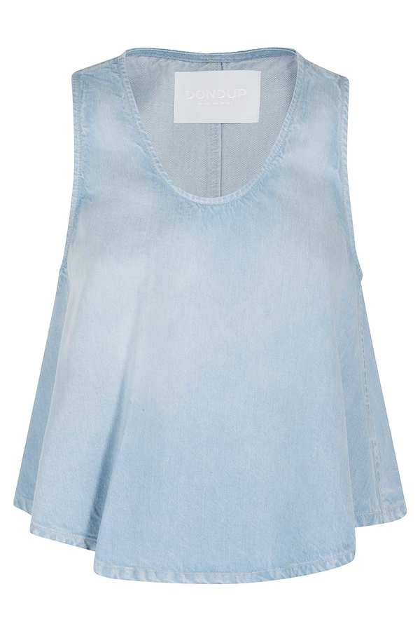 Dondup Top In Denim Top - Blue
