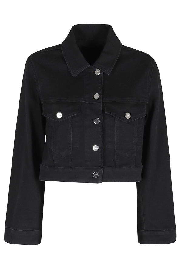 Dondup Giubbino Regular In Denim Jacket - Nero