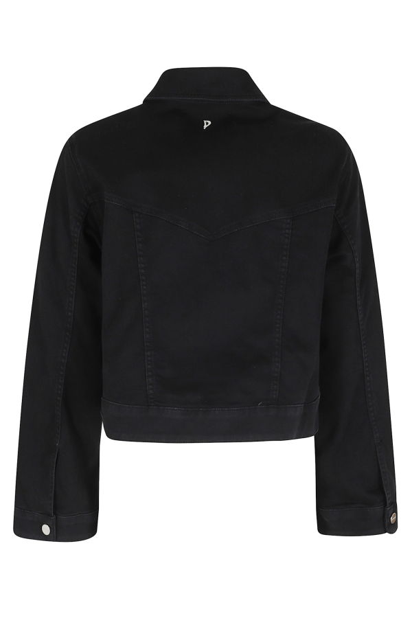 Dondup Giubbino Regular In Denim Jacket - Nero