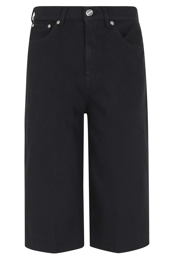 Dondup Delfine In Bull Fisso Shorts - Black