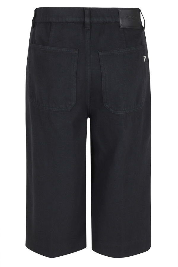 Dondup Delfine In Bull Fisso Shorts - Black