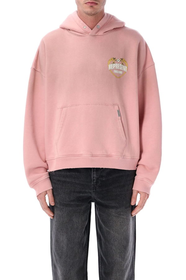 Represent Angel Border Hoodie - Quartz