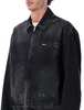 Represent Collared Denim Jacket - Aged Black - Thumbnail 3