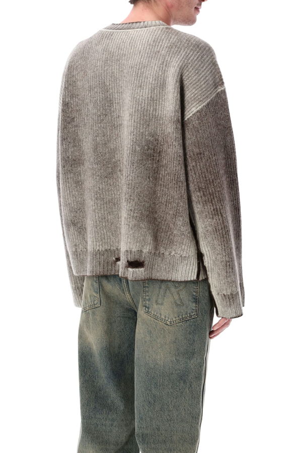 Represent Reversible Fade Out Knit Sweater - NERO