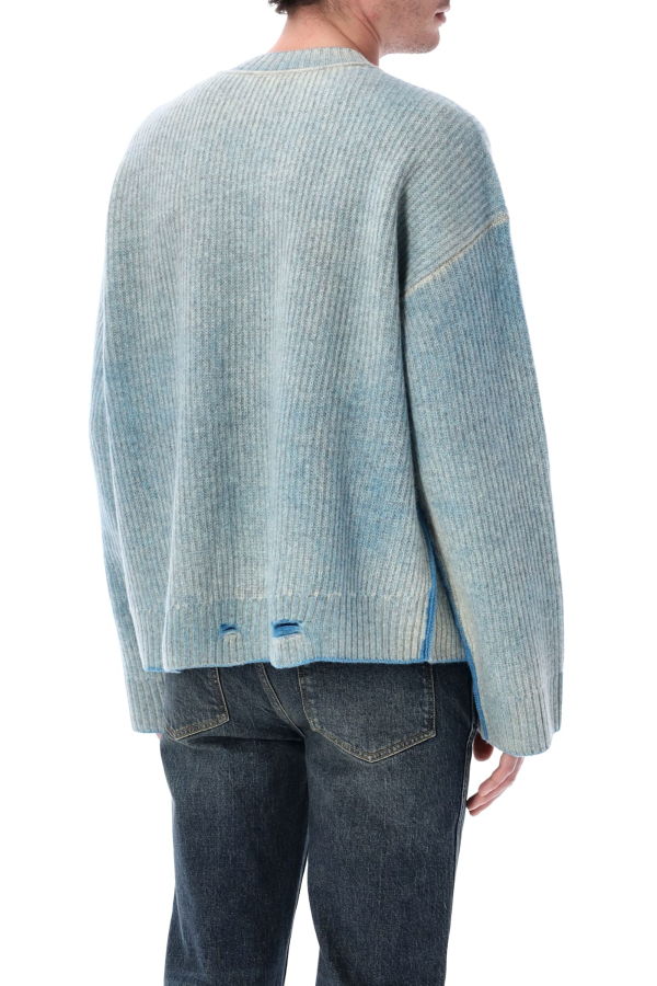 Represent Reversible Fade Out Knit Sweater - Cloud