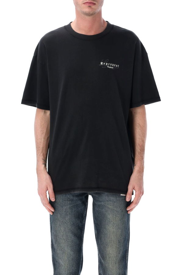 Represent Legacy Overprint T-Shirt - Vintage Black