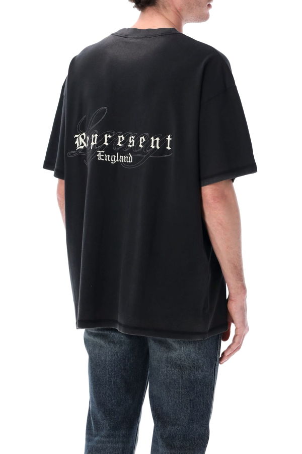 Represent Legacy Overprint T-Shirt - Vintage Black