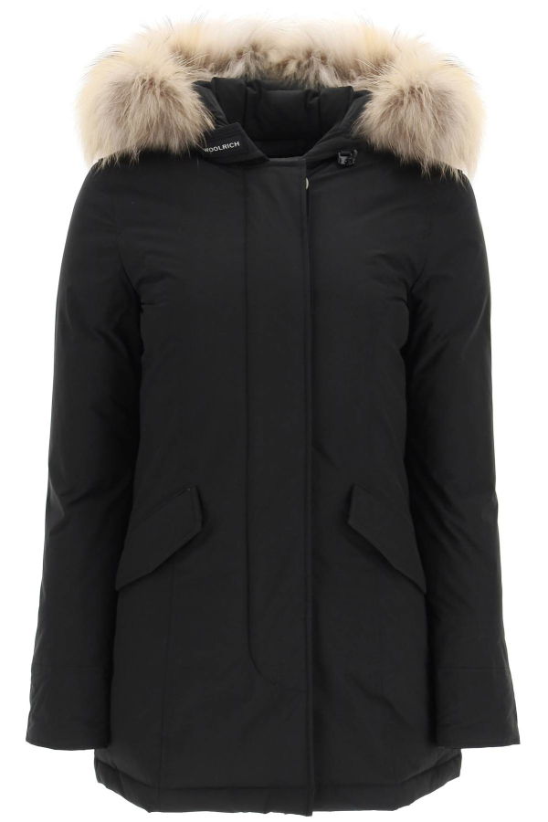 Woolrich Luxury Arctic Racoon Parka - Black