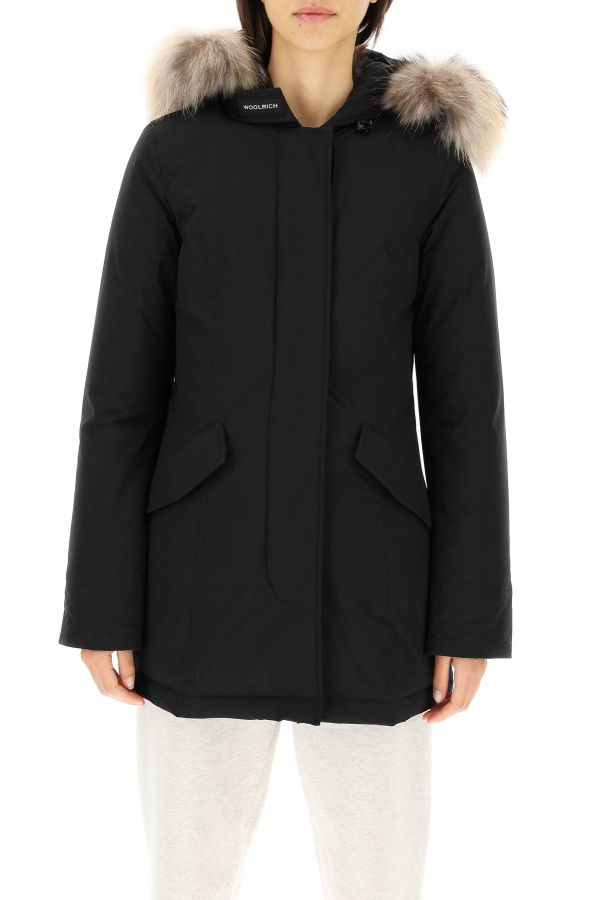 Woolrich Luxury Arctic Racoon Parka - Black