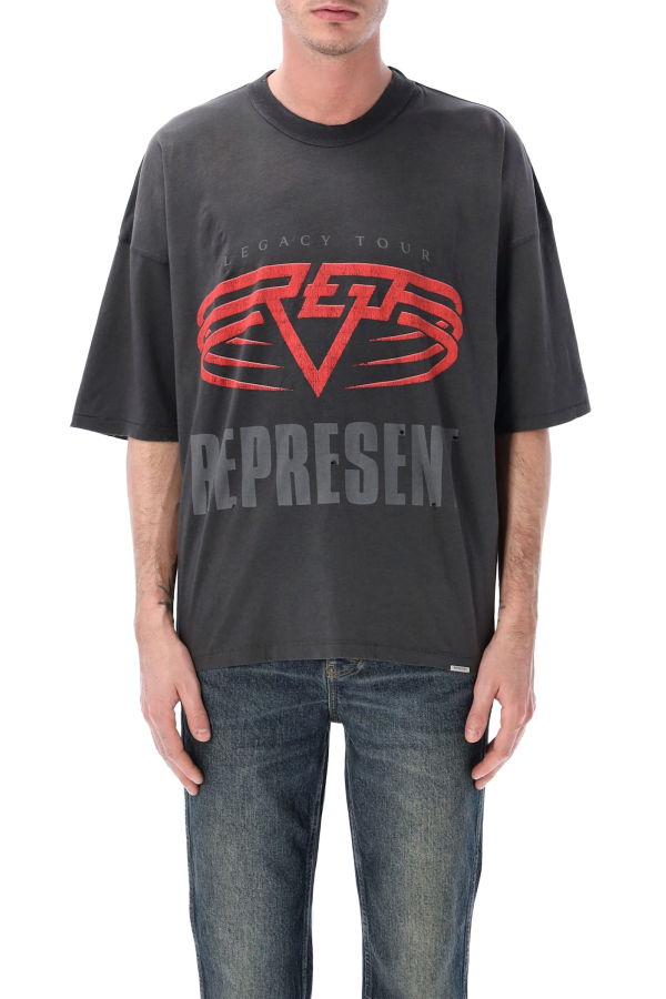 Represent Living Legacy T-Shirt - Sun Fade Grey