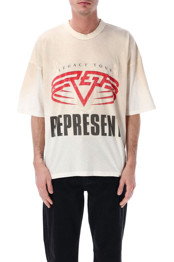 Represent Living Legacy Tee - Washed Ecru