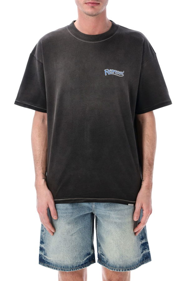 Represent Showcasing T-Shirt - Stained Black