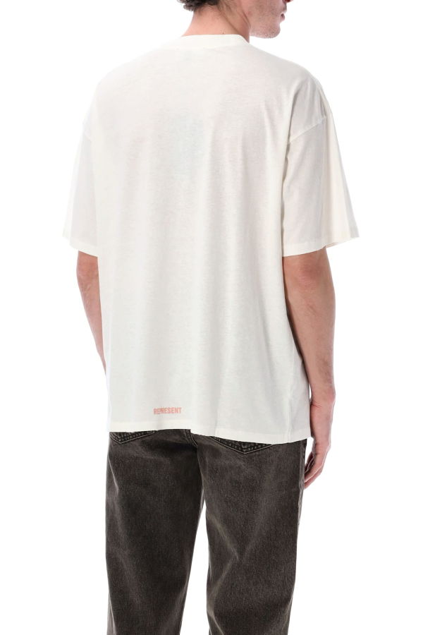 Represent Initial Star T-Shirt - Flat White