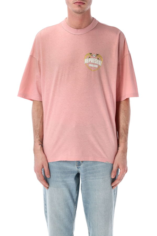 Represent Angel Border T-Shirt - Quartz