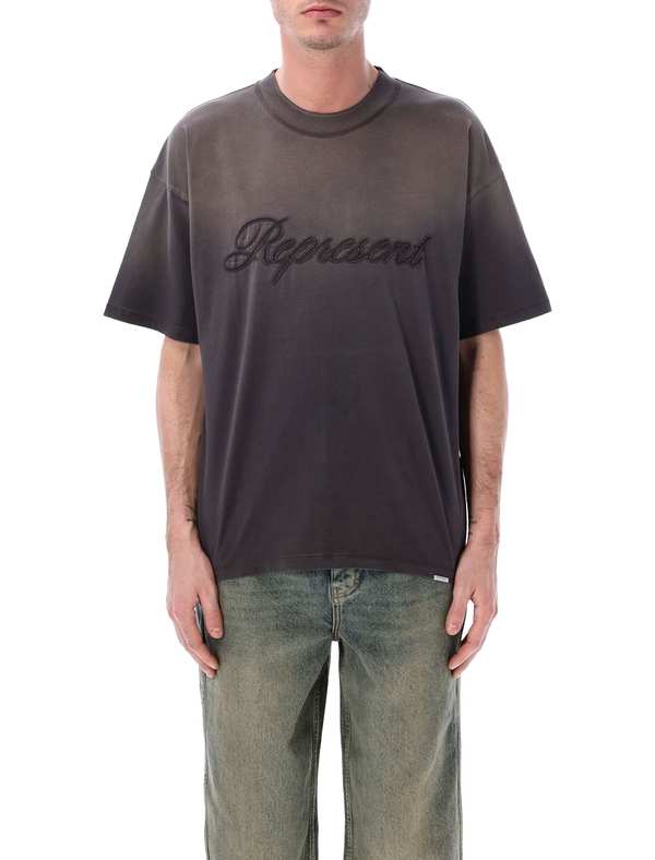 Represent Rep Reverse Applique T-Shirt - AFTER DARK Represent Rep Reverse Applique T-Shirt - AFTER DARK
