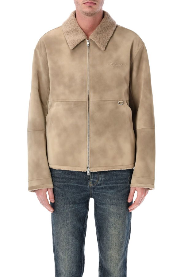 Represent Shearling Jacket - Cafe