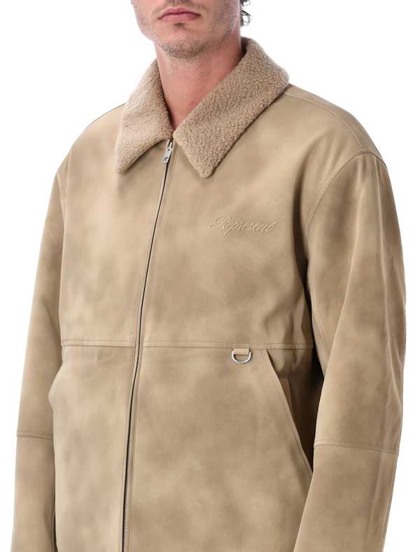 Represent Shearling Jacket - Cafe