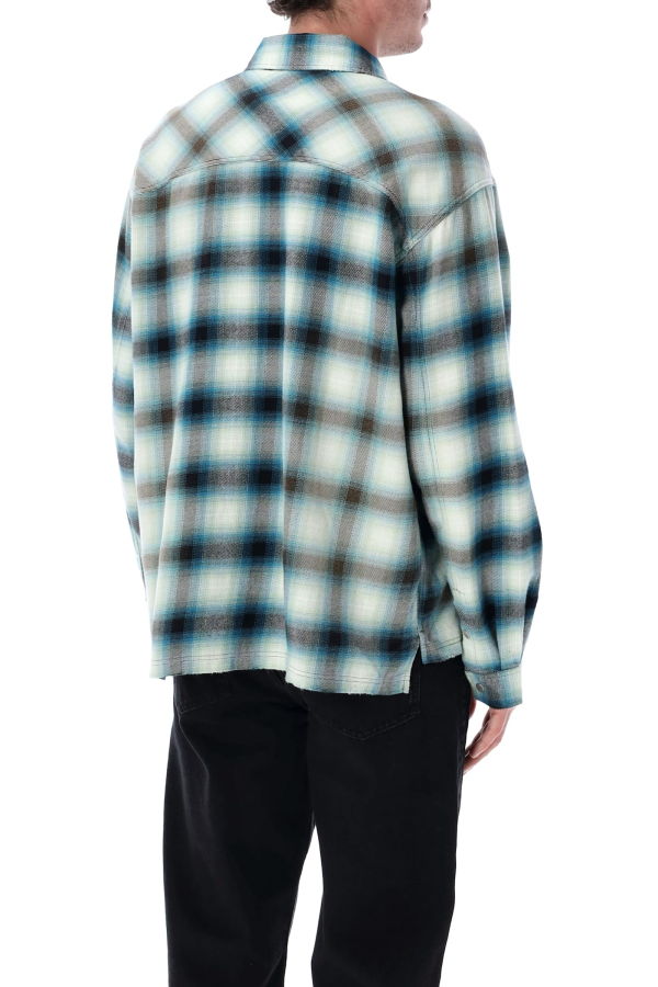 Represent Sun Bleached Flannel Shirt - Cloud