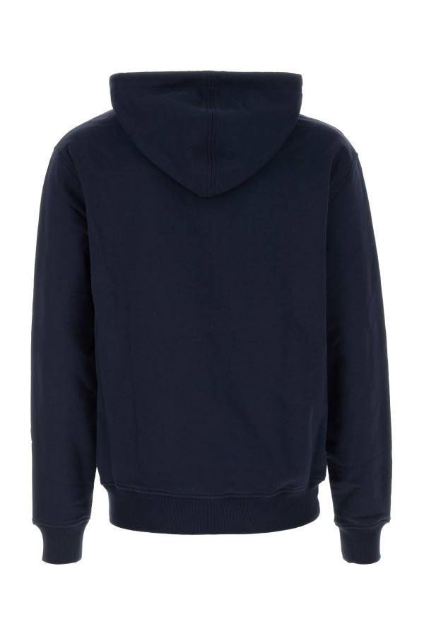 Ami Alexandre Mattiussi Navy Blue Cotton Sweatshirt - Nightblue