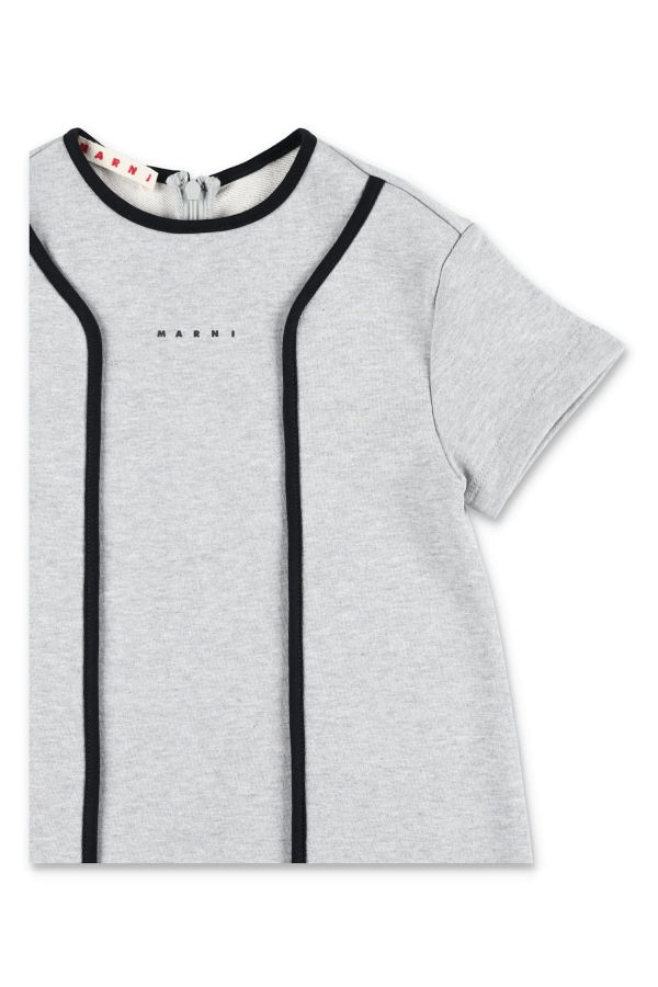 KIDS Marni Cotton Sweatdress Dress - Gray