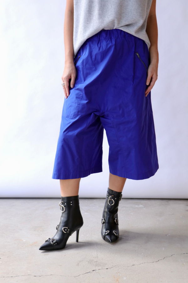 Sofie D'Hoore Pond Relaxed Zippockets Shorts - Klein