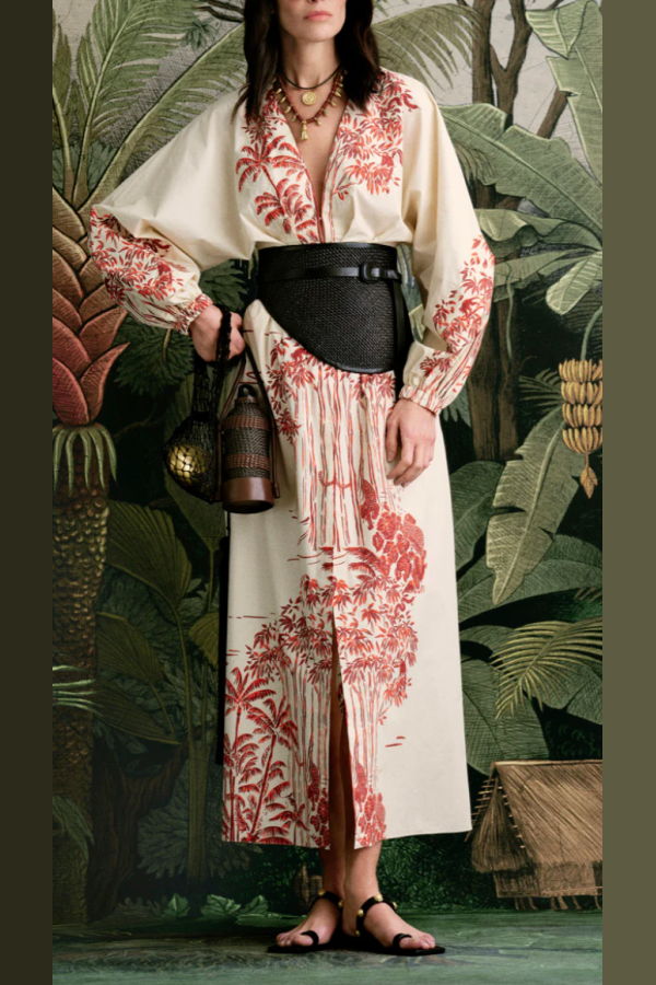 JOHANNA ORTIZ Andar Aventurero Ankle Dress