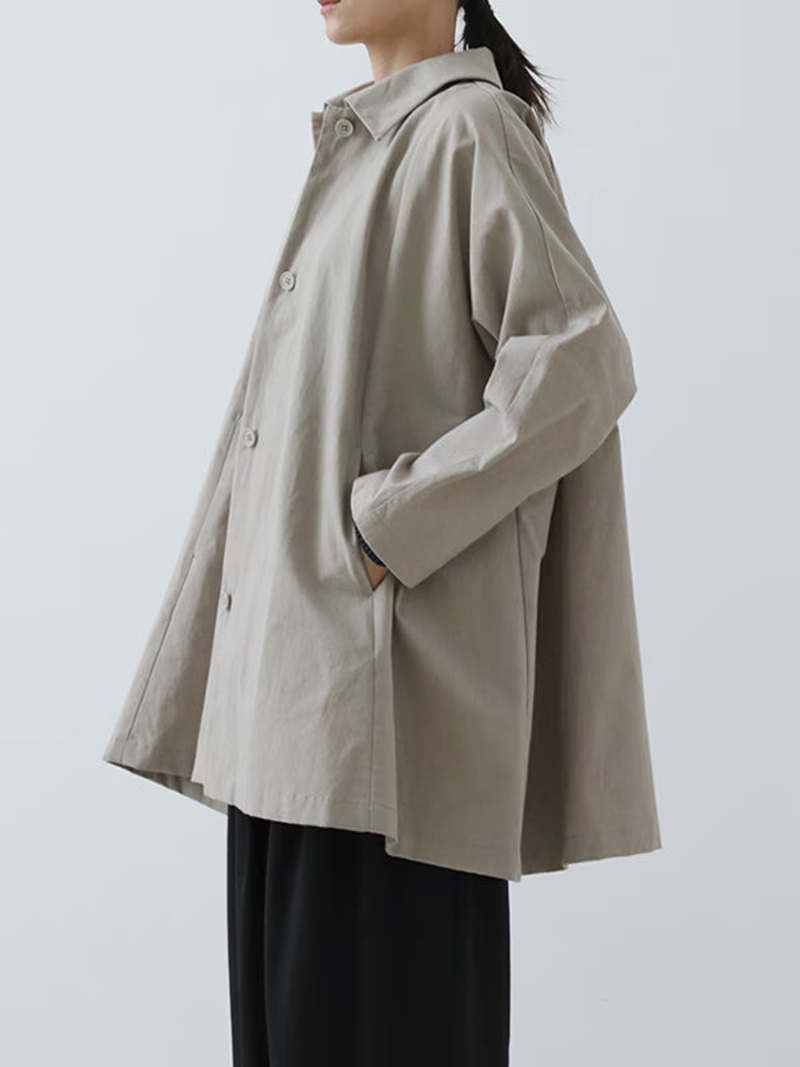 Evam Eva Cotton/Hemp Short Coat