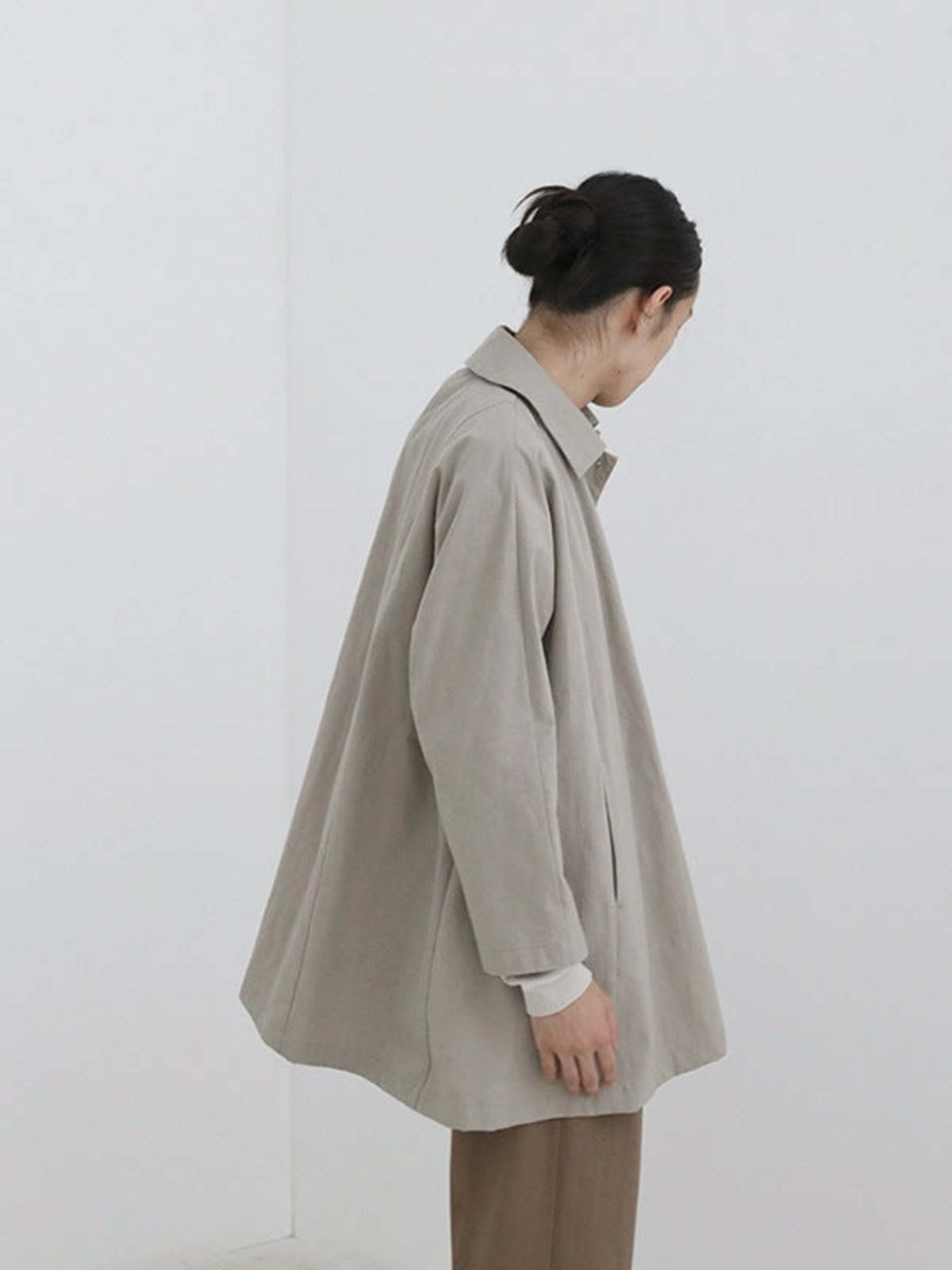 Evam Eva Cotton/Hemp Short Coat - Image 10 of 11