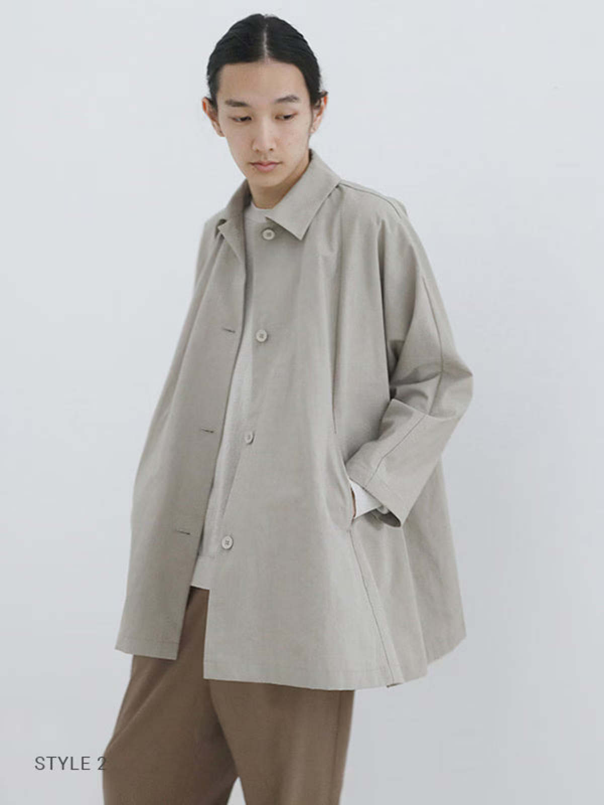 Evam Eva Cotton/Hemp Short Coat - Image 11 of 11