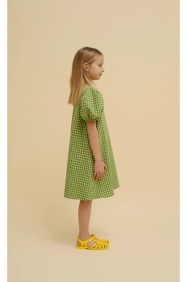 OXOX Club Green Checkered Dress