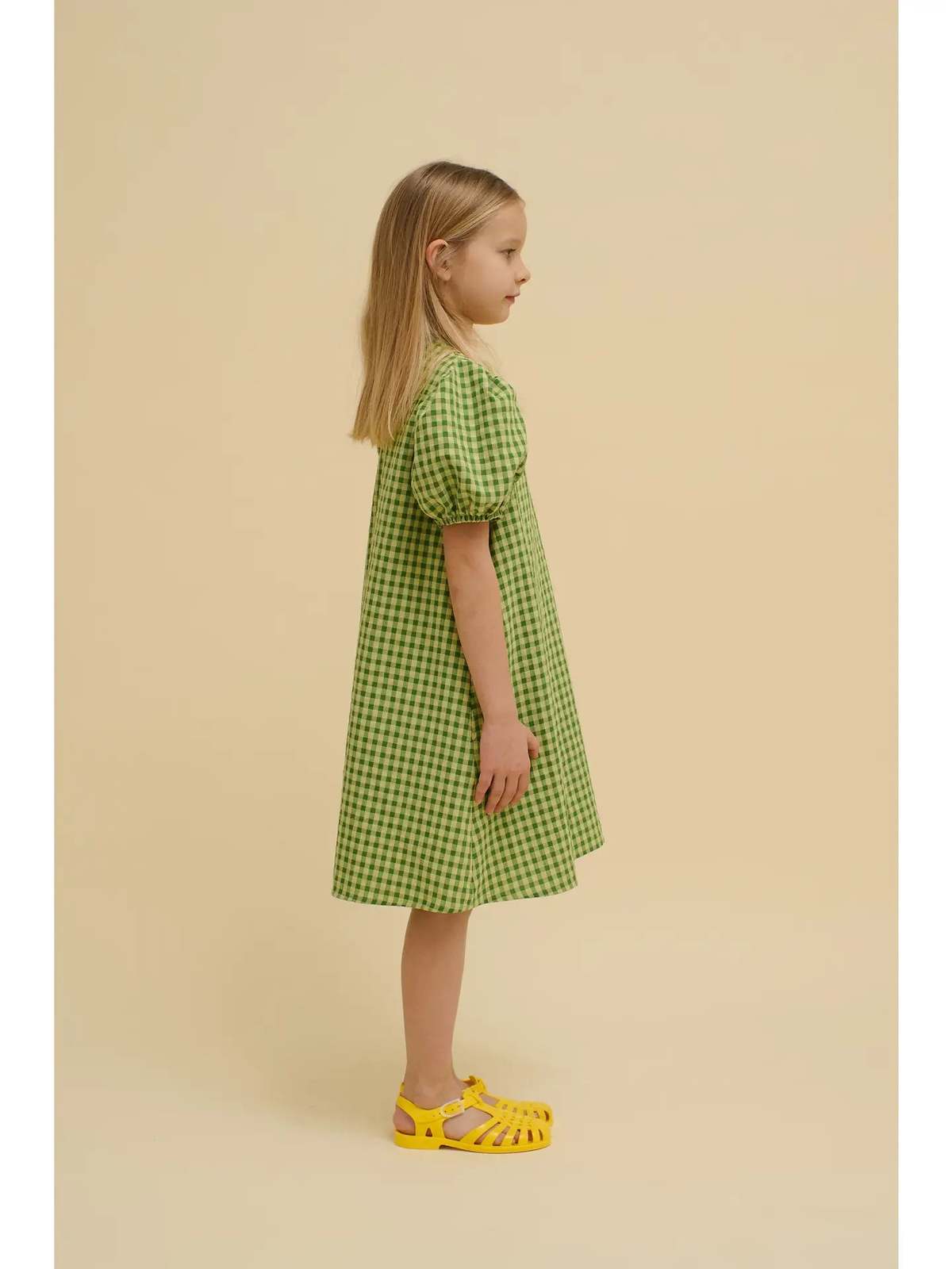OXOX Club Green Checkered Dress - Image 2 of 4