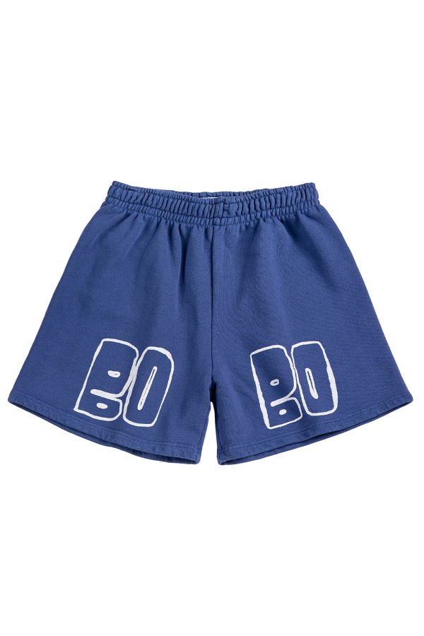 KIDS Bobo Choses Bermuda Logo Sweatshorts - Navy Blue