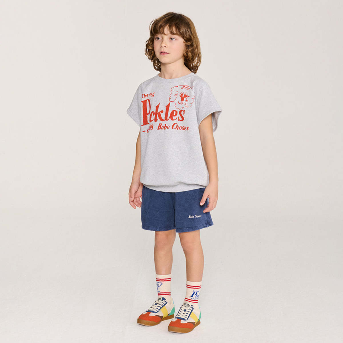 KIDS Bobo Choses Bermuda Shorts - Navy Blue - Image 7 of 10