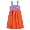 KIDS Bobo Choses Pixel Daisy Colour Block Dress - Multicolour - Thumbnail 1