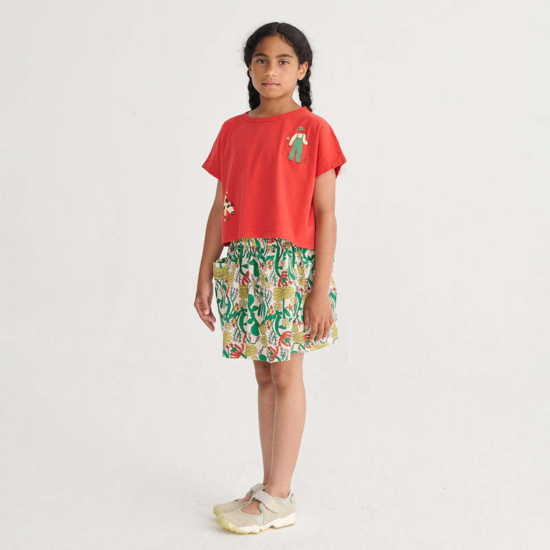 KIDS Bobo Choses All Over Herbalist Print Skirt - Multicolour