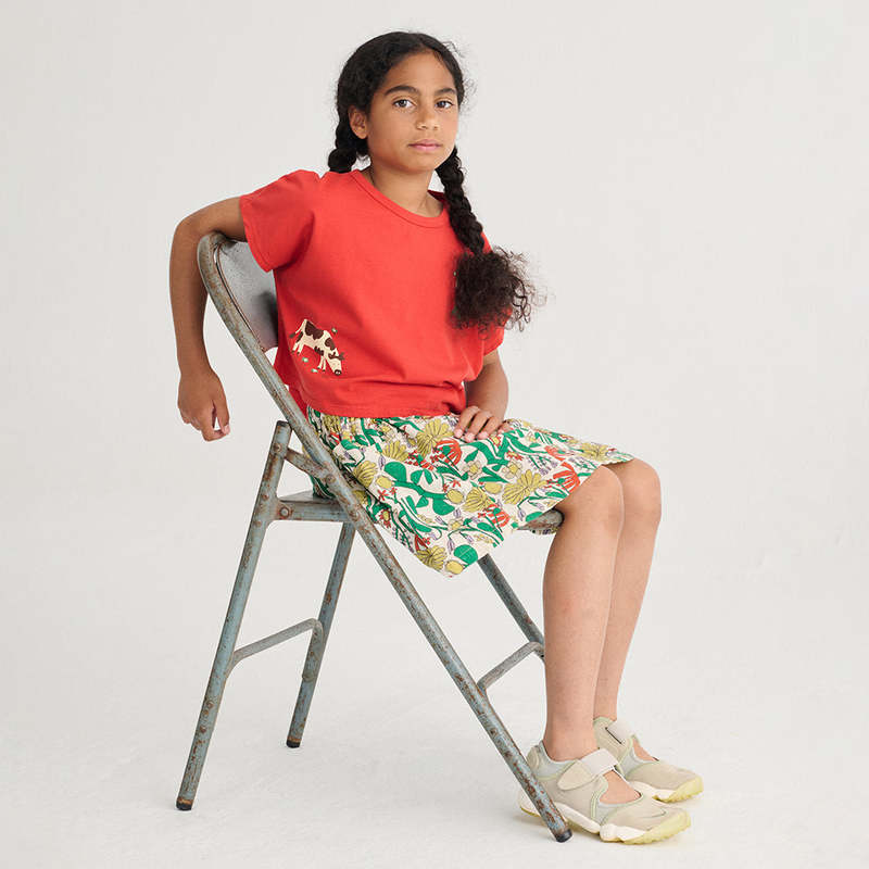 KIDS Bobo Choses All Over Herbalist Print Skirt - Multicolour