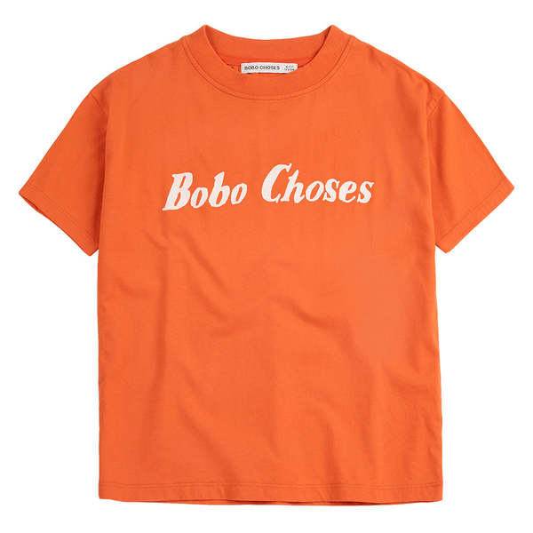 KIDS Bobo Choses Logo Print T-Shirt - Orange KIDS Bobo Choses Logo Print T-Shirt - Orange