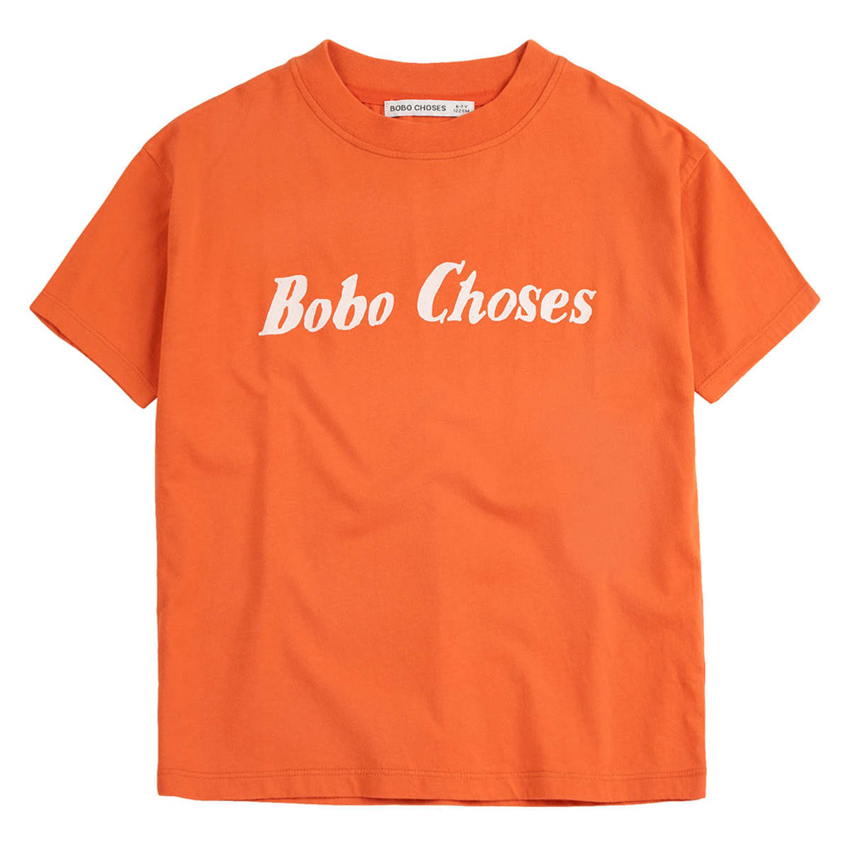KIDS Bobo Choses Logo Print T-Shirt - Orange - Image 1 of 7