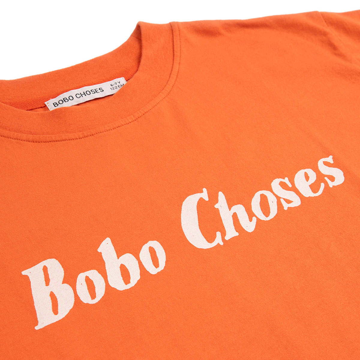 KIDS Bobo Choses Logo Print T-Shirt - Orange - Image 2 of 7