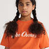 KIDS Bobo Choses Logo Print T-Shirt - Orange - Thumbnail 7