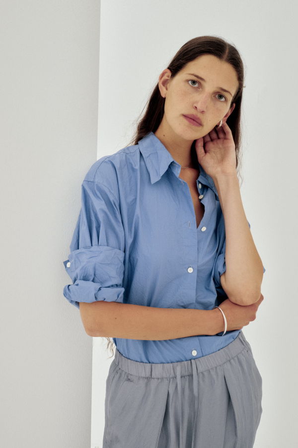 SAYAKA DAVIS NEW YORK Crinkled Oversized Shirt