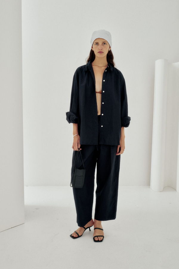 SAYAKA DAVIS NEW YORK Crinkled Oversized Shirt